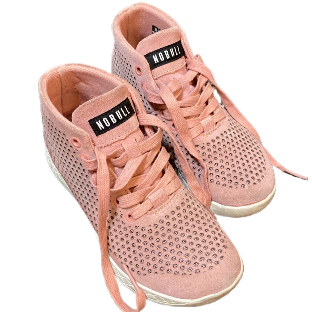 NOBULL Mid Suede Trainer Pink CrossFit Size 6